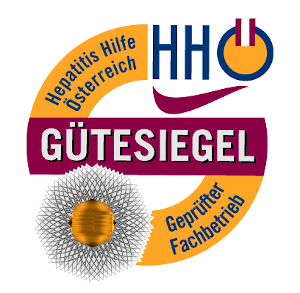 Gütesiegel der Hepatitshilfe Österreich